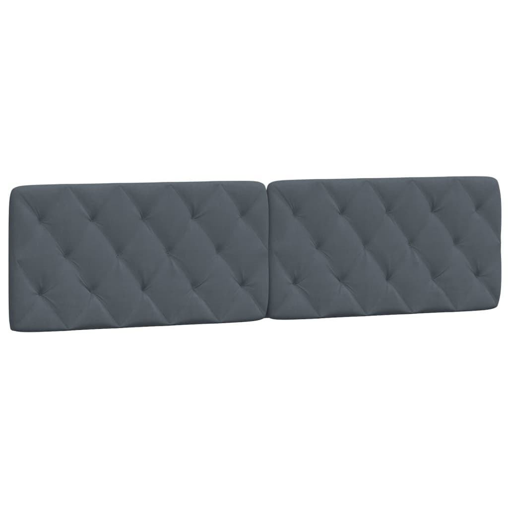 Giroletto senza Materasso Grigio Scuro 200x200 cm Velluto - homemem39
