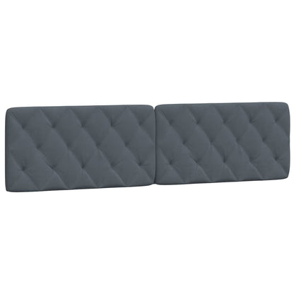 Giroletto senza Materasso Grigio Scuro 200x200 cm Velluto - homemem39