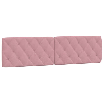 Giroletto senza Materasso Rosa 200x200 cm in Velluto - homemem39