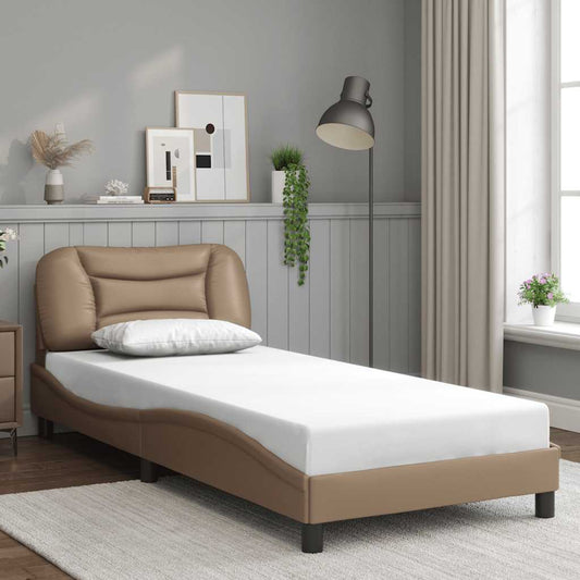 Giroletto senza Materasso Hvar Cappuccino 90x190 cm in Similpelle | homemem39