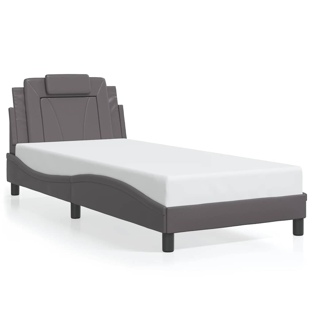 Giroletto Viana senza Materasso Crema 90x190 cm in Similpelle | homemem39