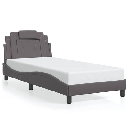 Giroletto Viana senza Materasso Crema 90x190 cm in Similpelle | homemem39
