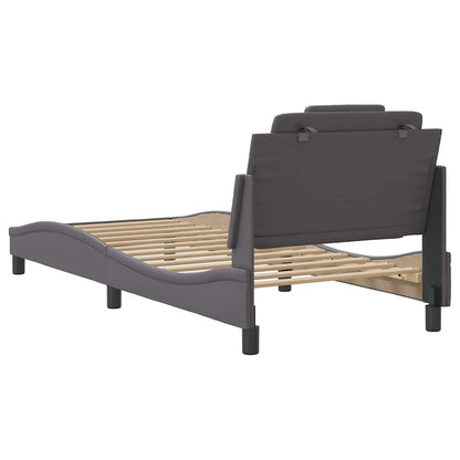 Giroletto Viana senza Materasso Crema 90x200 cm in Similpelle | homemem39