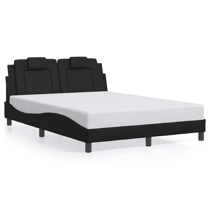 Giroletto Viana senza Materasso Nero 140x190 cm in Similpelle | homemem39