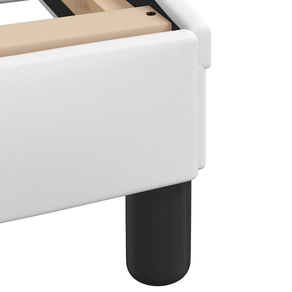 Giroletto Viana senza Materasso Bianco 200x200 cm in Similpelle