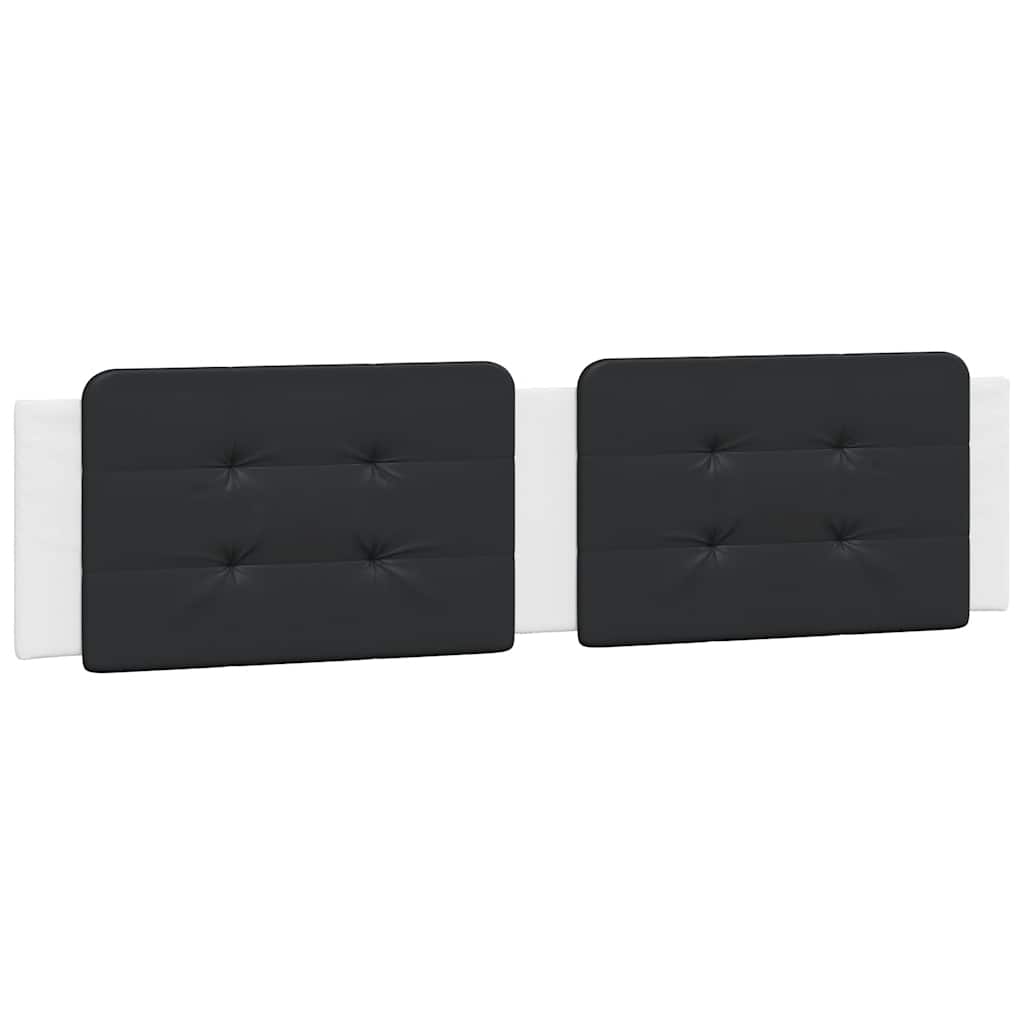 Giroletto senza Materasso Zadar Bianco e Nero 200x200 cm in Similpelle | homemem39