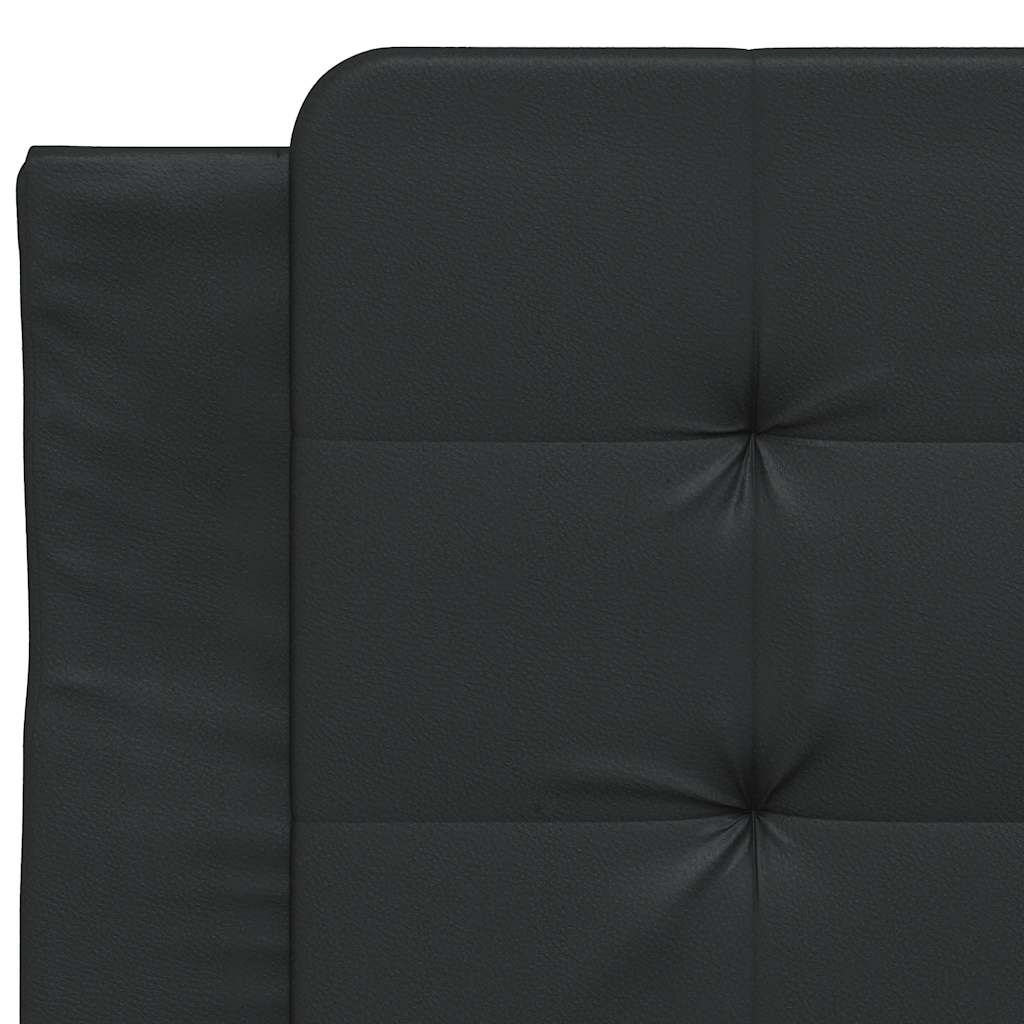 Giroletto senza Materasso Zadar Nero 100x203 cm in Similpelle