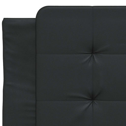 Giroletto senza Materasso Zadar Nero 100x203 cm in Similpelle