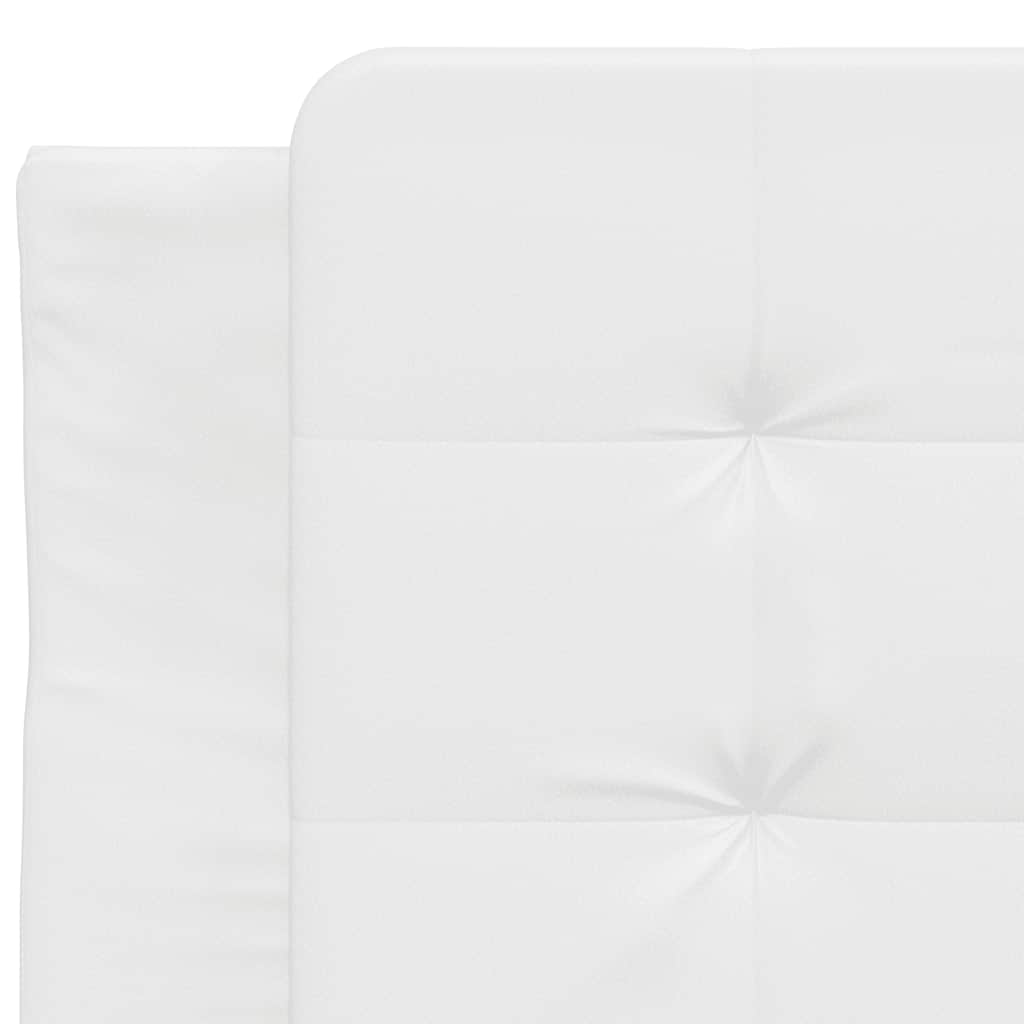 Giroletto senza Materasso Zadar Bianco 100x203 cm in Similpelle