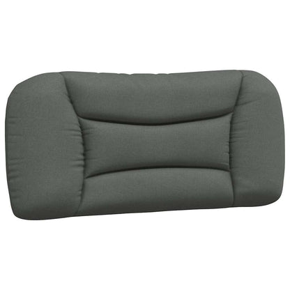Letto con Materasso Hvar Grigio Scuro 90x190 cm in Tessuto