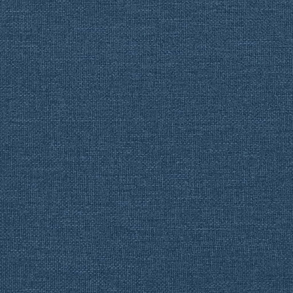 Letto con Materasso Hvar Blu 100x200 cm in Tessuto - homemem39