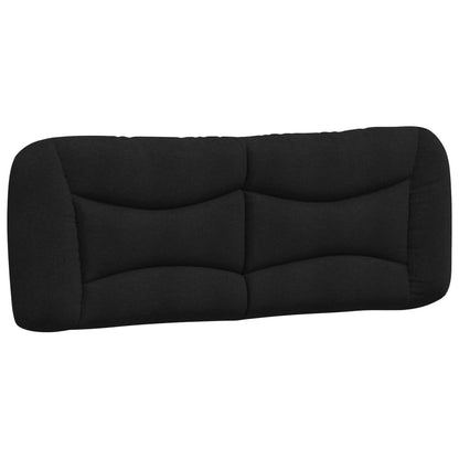 Letto con Materasso Hvar Nero 140x190 cm in Tessuto - homemem39
