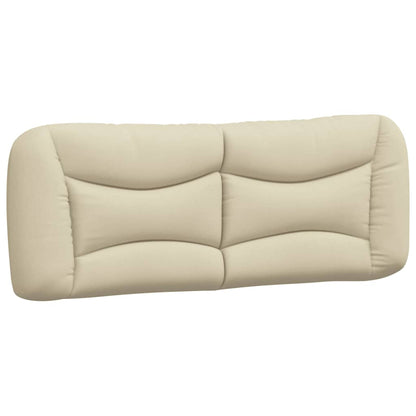 Letto con Materasso Hvar Crema 140x19 cm in Tessuto - homemem39