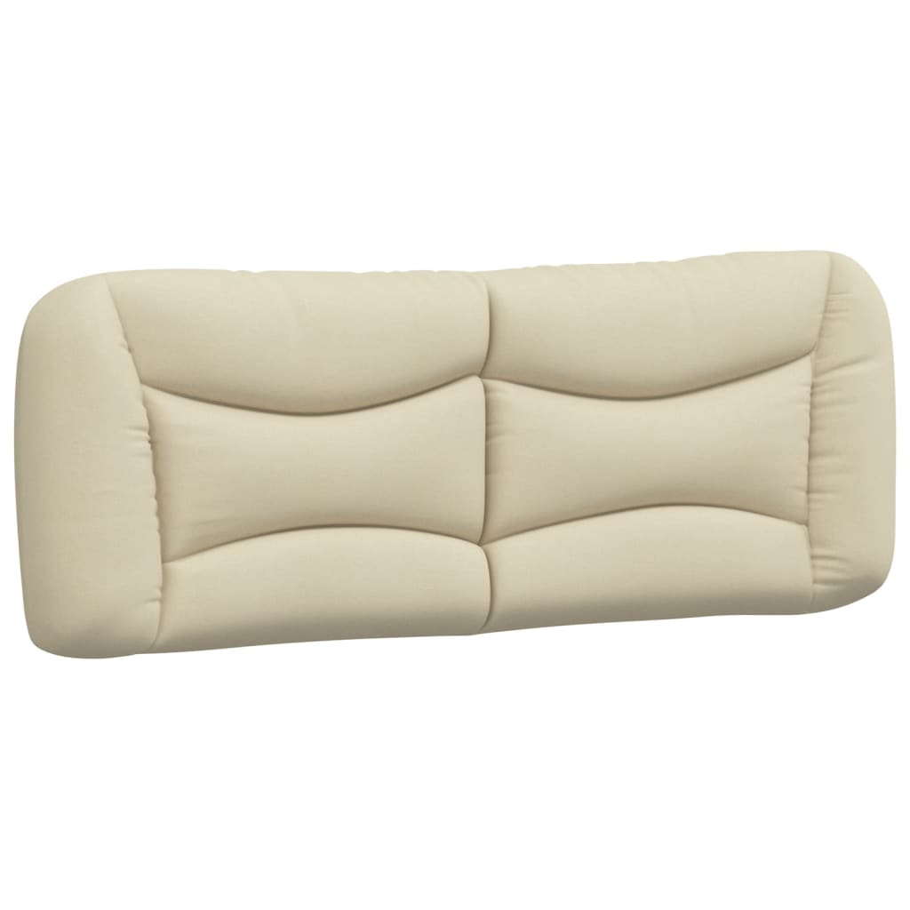 Letto con Materasso Hvar Crema 140x200 cm in Tessuto | homemem39