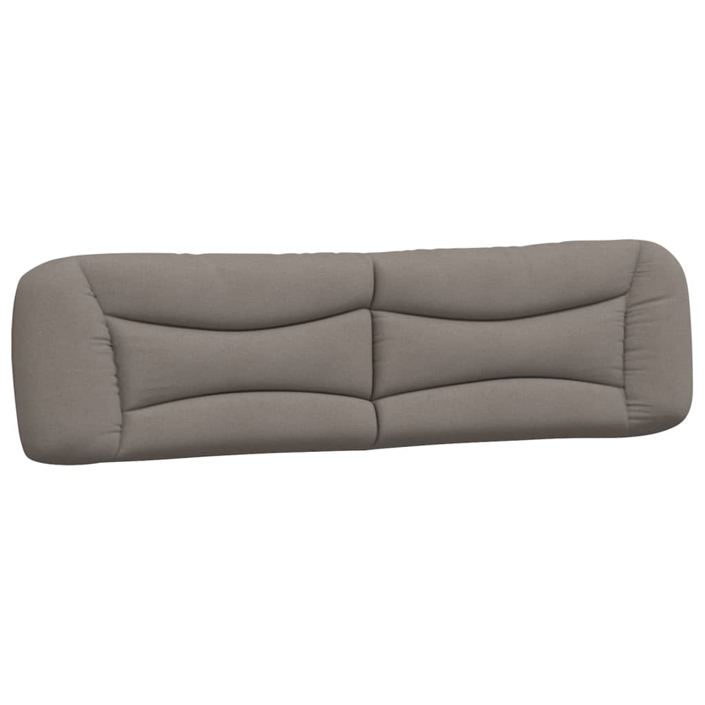 Letto con Materasso Hvar Tortora 200x200 cm in Tessuto | homemem39