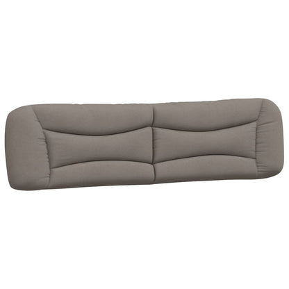 Letto con Materasso Hvar Tortora 200x200 cm in Tessuto | homemem39