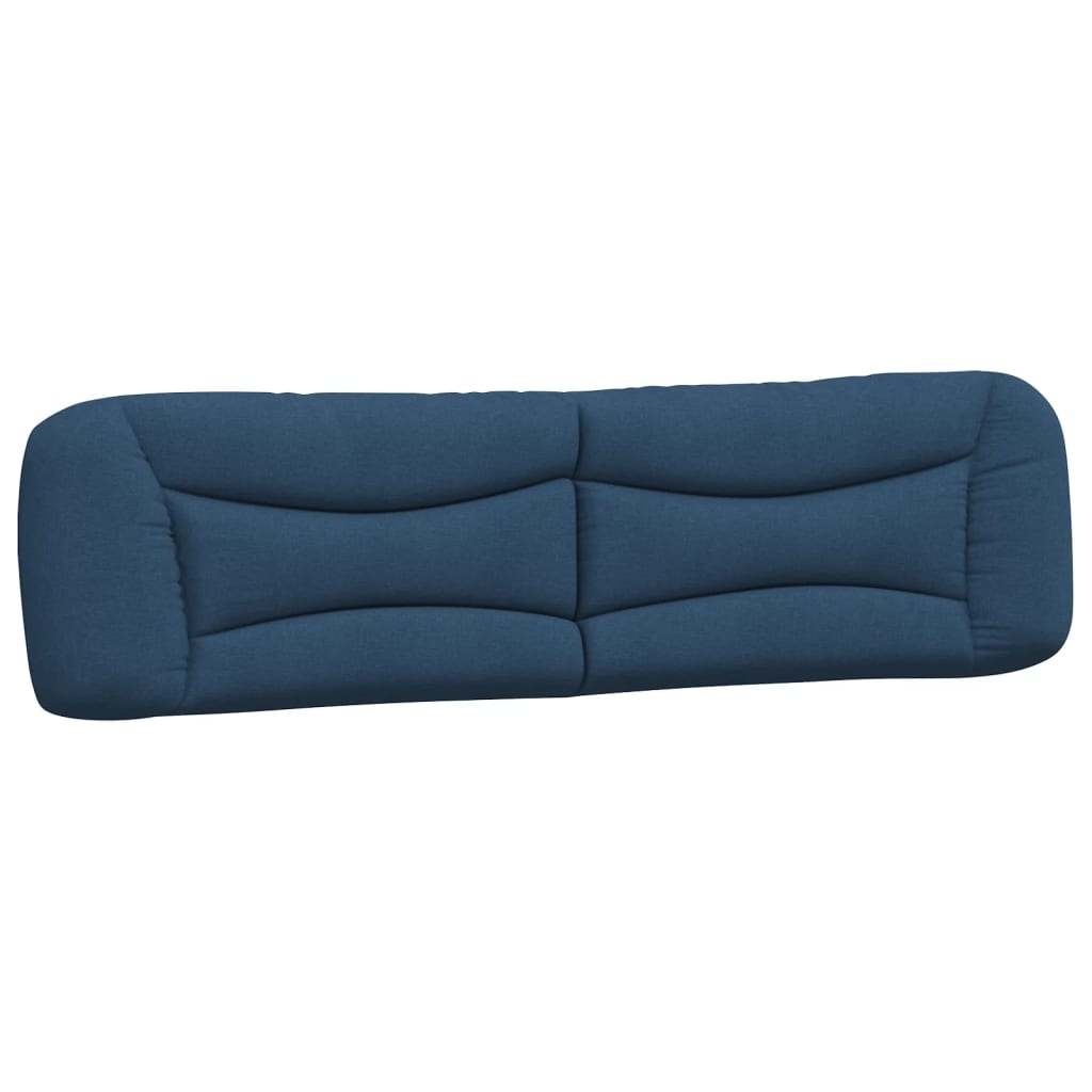 Letto con Materasso Hvar Blu 200x200 cm in Tessuto - homemem39