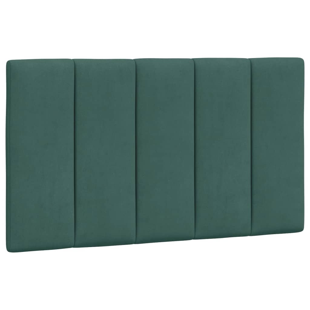Letto con Materasso Hanko Verde Scuro 80x200 cm in Velluto - homemem39