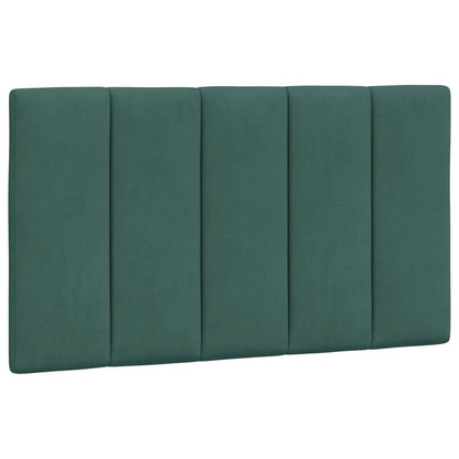 Letto con Materasso Hanko Verde Scuro 80x200 cm in Velluto - homemem39