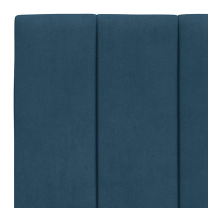 Letto con Materasso Hanko Blu 80x200 cm in Velluto | homemem39