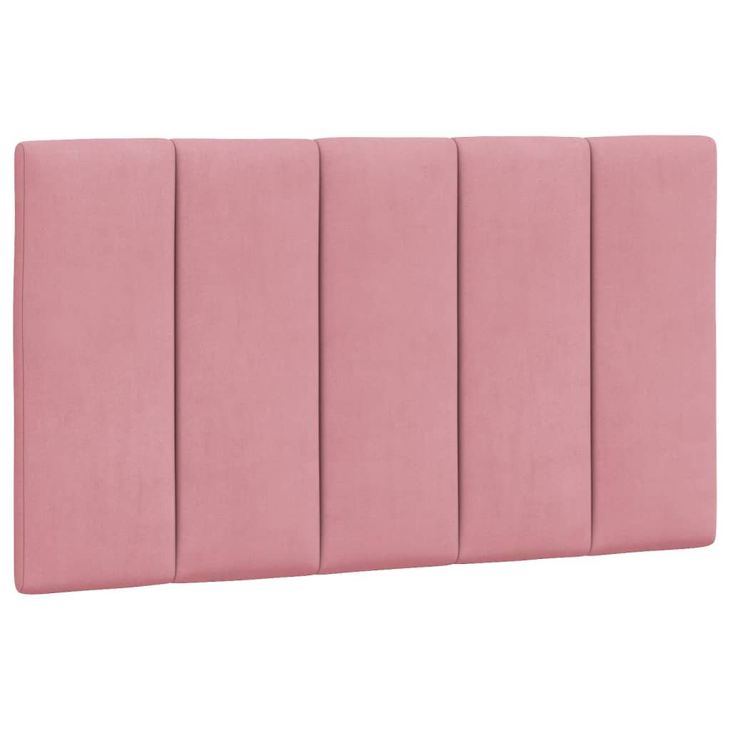 Letto con Materasso Hanko Rosa 80x200 cm in Velluto | homemem39