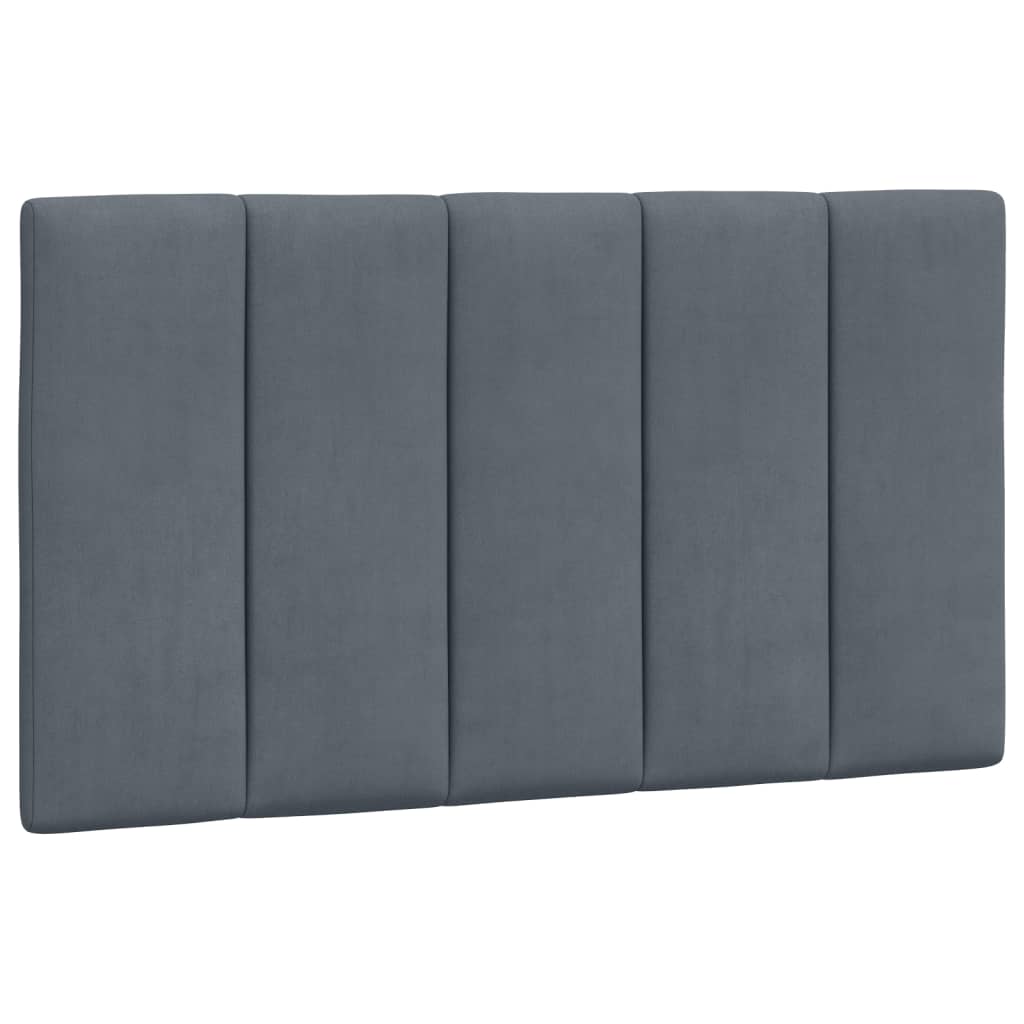 Letto con Materasso Hanko Grigio Scuro 90x190 cm in Velluto | homemem39