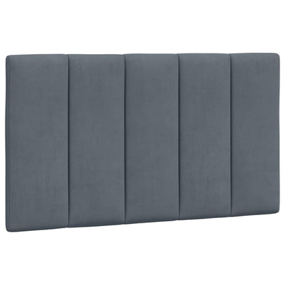 Letto con Materasso Hanko Grigio Scuro 90x190 cm in Velluto | homemem39
