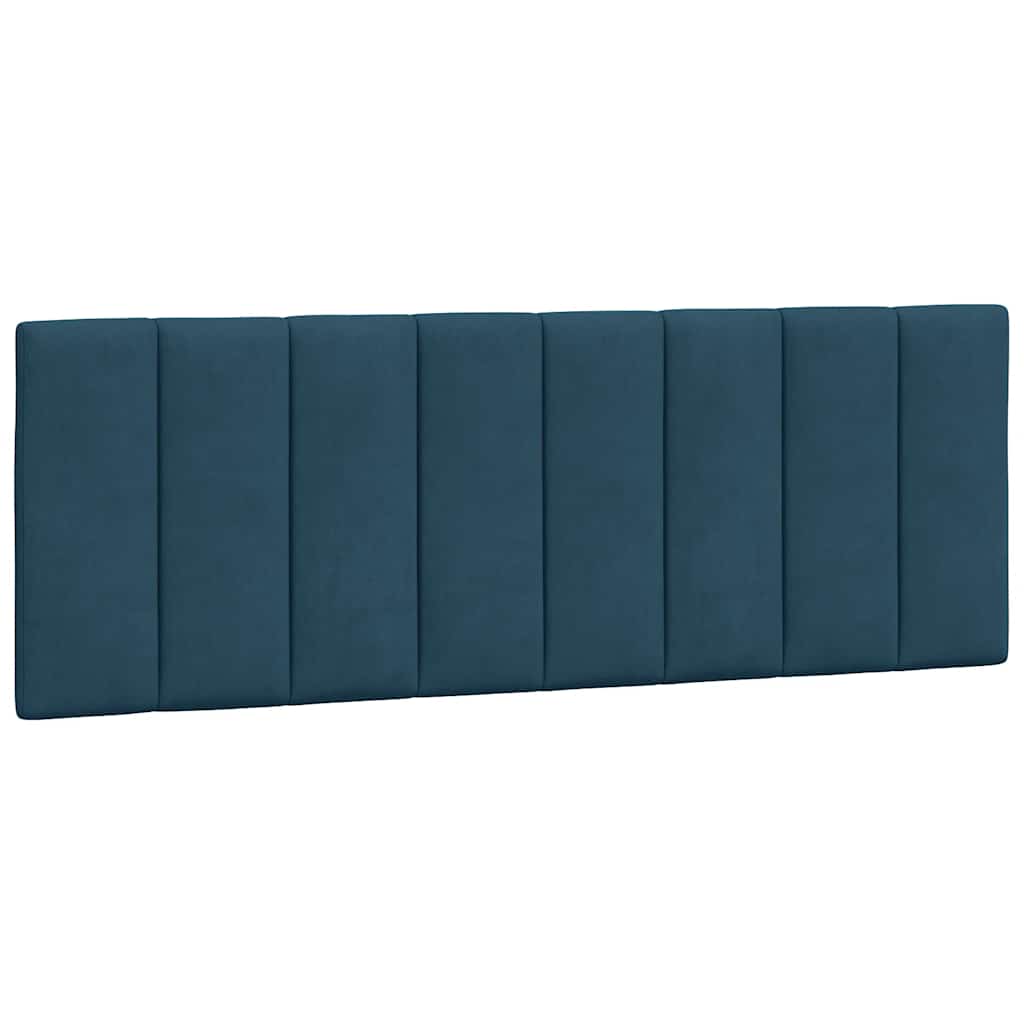 Letto con Materasso Hanko Blu 140x190 cm in Velluto | homemem39