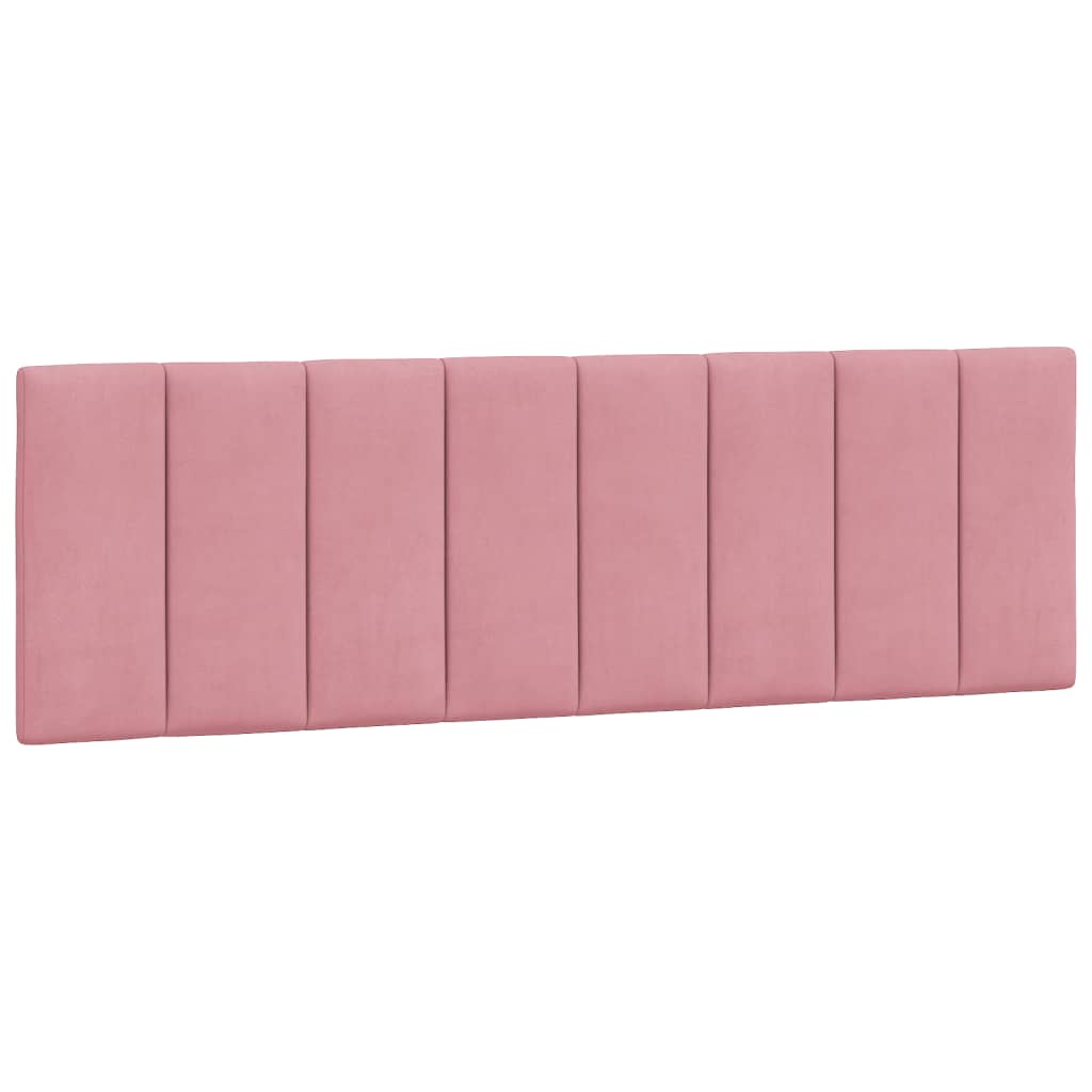 Letto con Materasso Hanko Rosa 160x200 cm in Velluto - homemem39