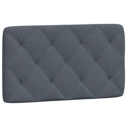 Letto con Materasso Grigio Scuro 90x190 cm in Velluto | homemem39