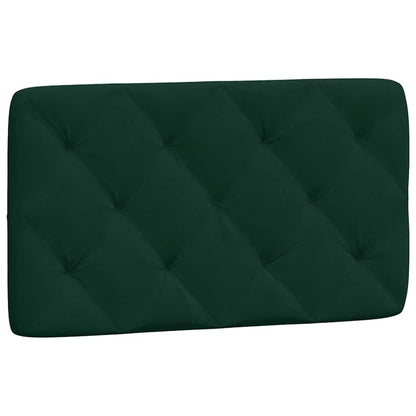 Letto con Materasso Verde Scuro 90x190 cm in Velluto