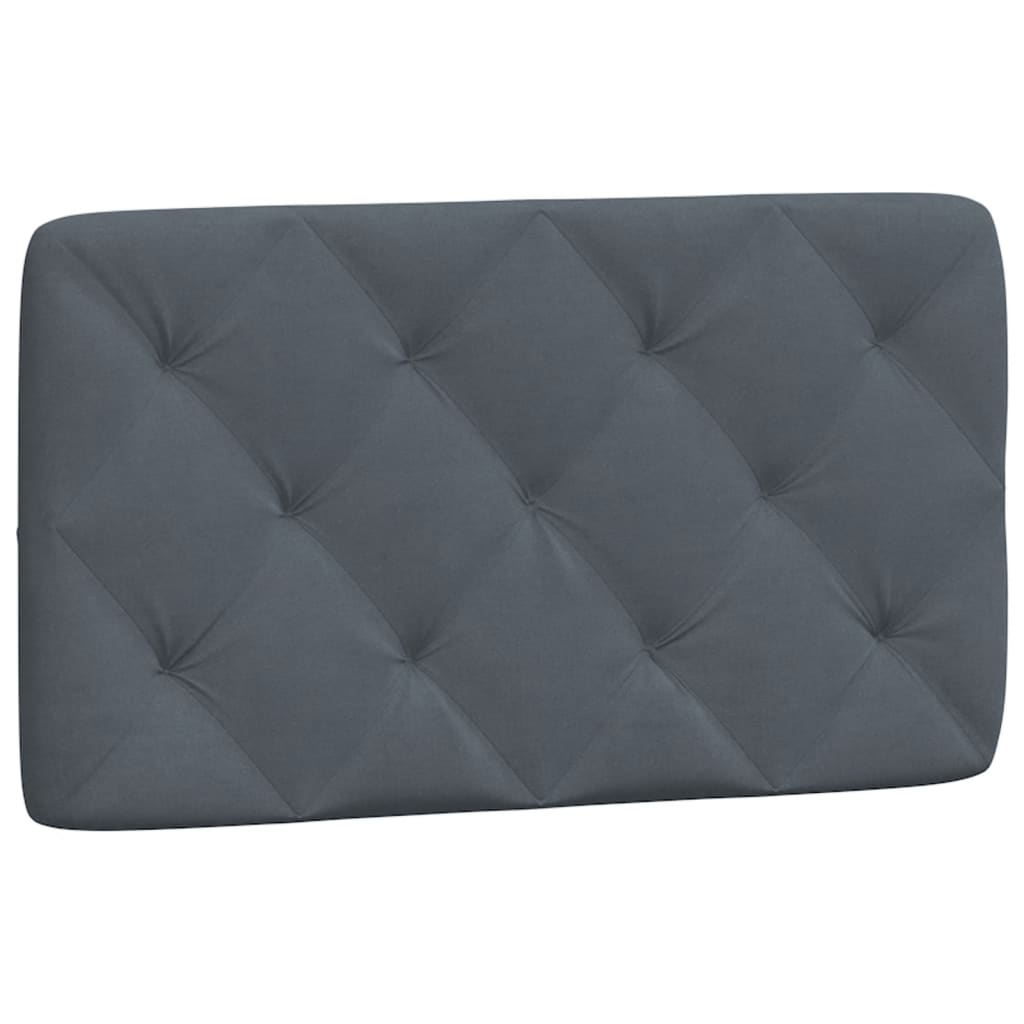 Letto con Materasso Grigio Scuro 90x200 cm in Velluto | homemem39