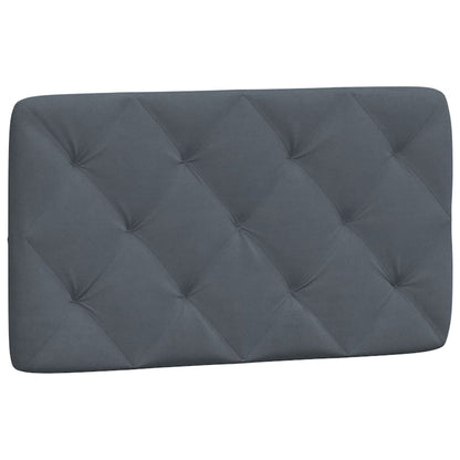 Letto con Materasso Grigio Scuro 90x200 cm in Velluto | homemem39