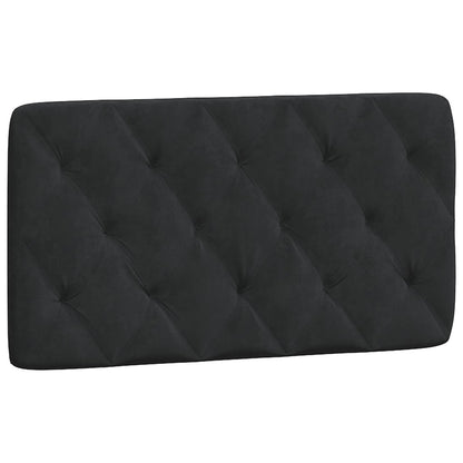 Letto con Materasso Nero 100x200 cm in Velluto - homemem39