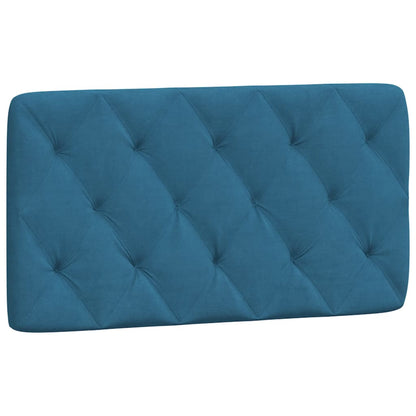 Letto con Materasso Blu 100x200 cm in Velluto - homemem39