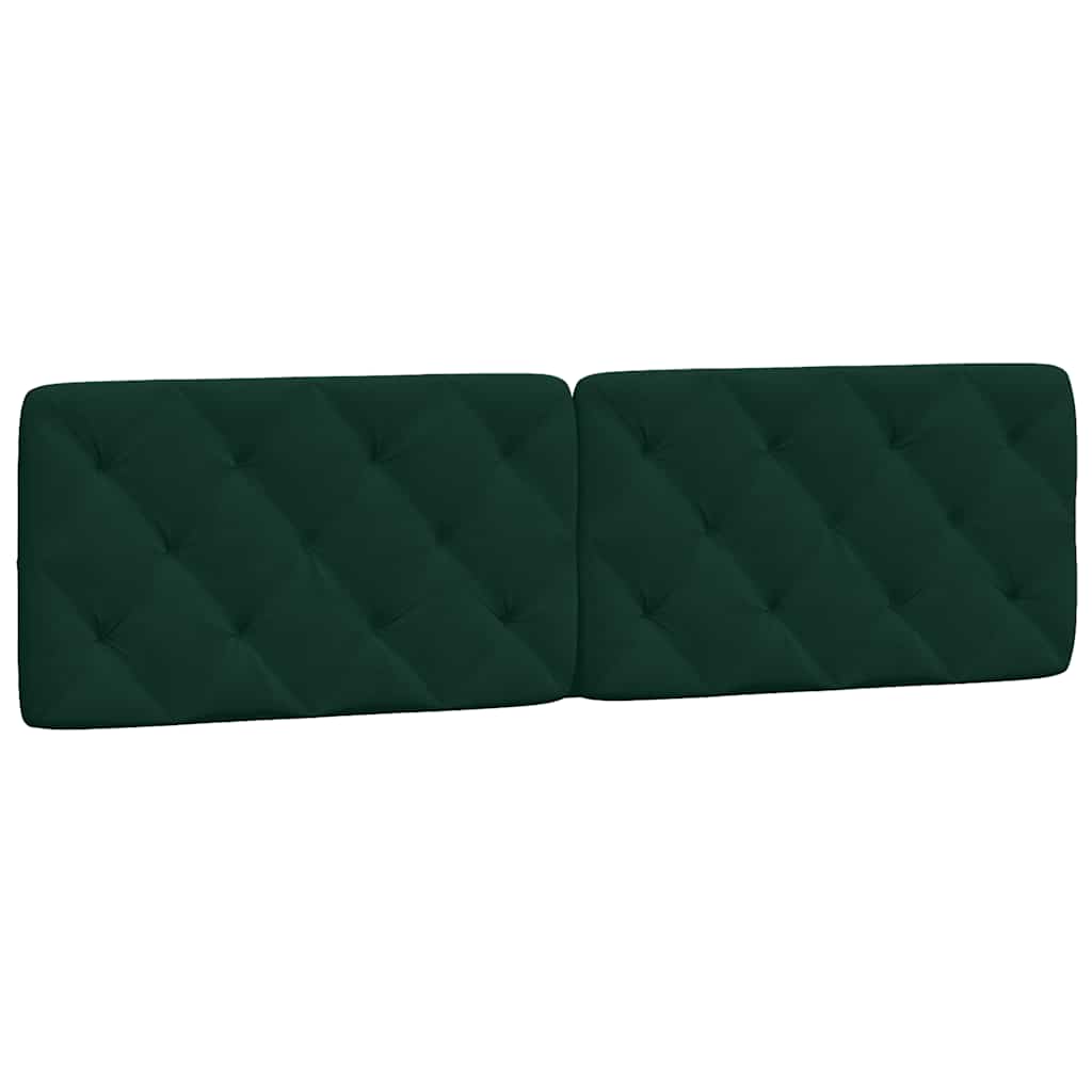 Letto con Materasso Verde Scuro 180x200 cm in Velluto | homemem39
