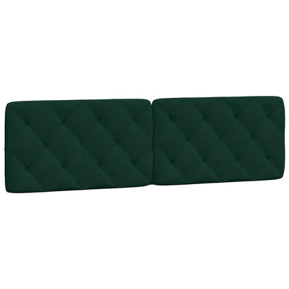 Letto con Materasso Verde Scuro 180x200 cm in Velluto | homemem39