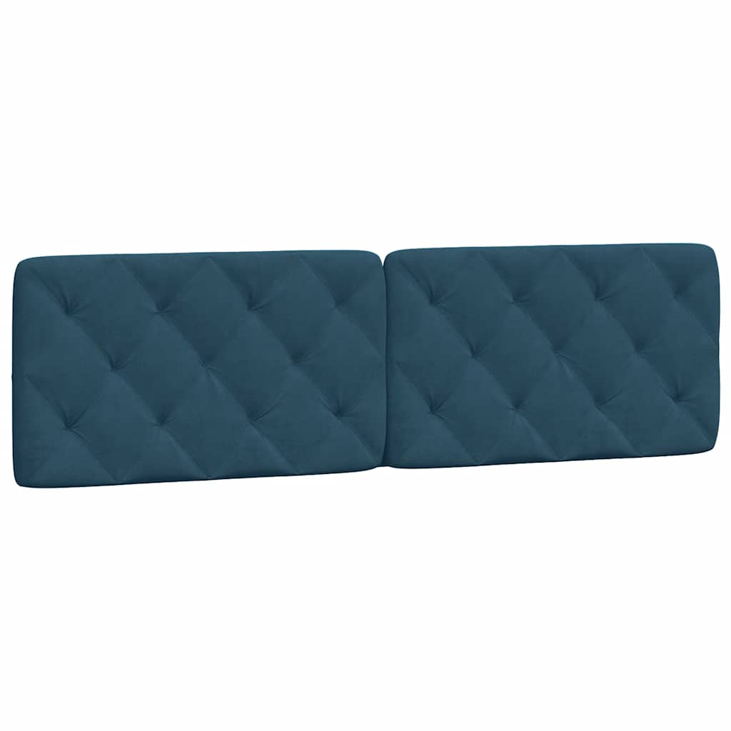 Letto con Materasso Blu 180x200 cm in Velluto | homemem39