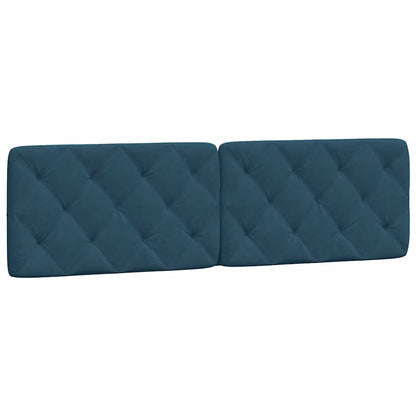 Letto con Materasso Blu 180x200 cm in Velluto | homemem39