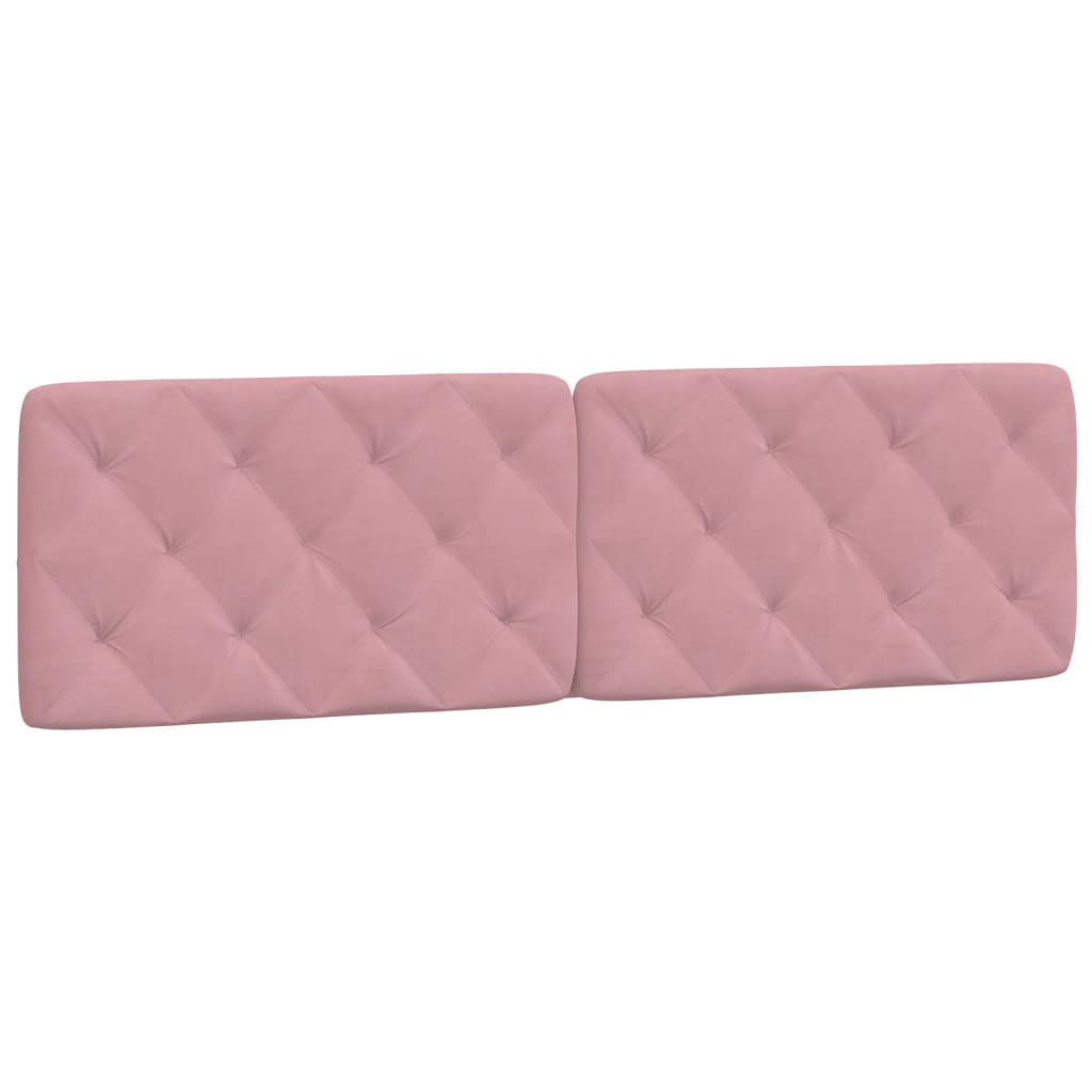 Letto con Materasso Rosa 180x200 cm in Velluto - homemem39