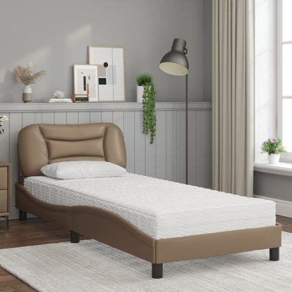 Letto con Materasso Hvar Cappuccino Similpelle