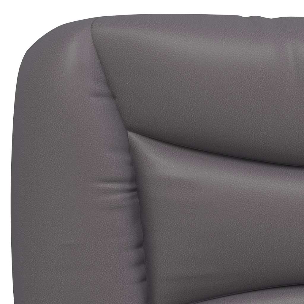 Letto con Materasso Hvar Grgio 90x200 cm in Similpelle | homemem39