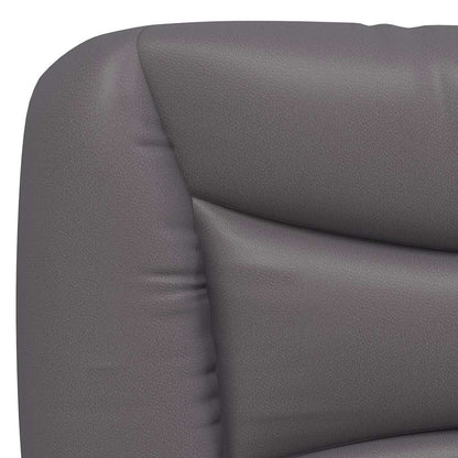 Letto con Materasso Hvar Grgio 90x200 cm in Similpelle | homemem39