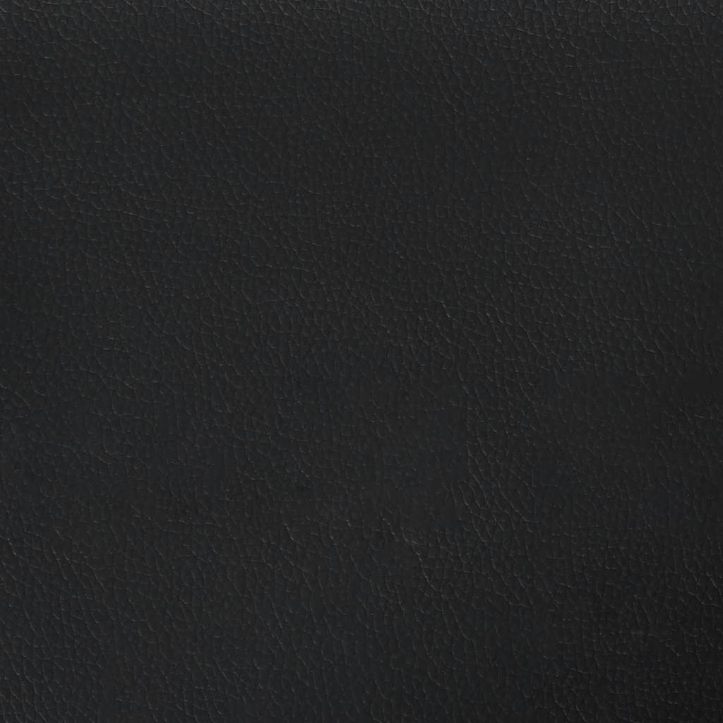 Letto con Materasso Hvar Nero 100x200 cm in Similpelle - homemem39