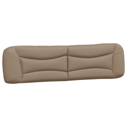 Letto con Materasso Hvar Cappuccino 200x200cm Similpelle | homemem39
