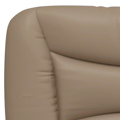Letto con Materasso Hvar Cappuccino 200x200cm Similpelle | homemem39