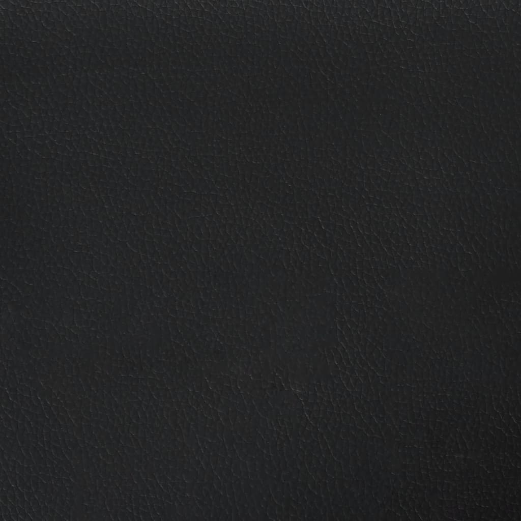 Letto Viana con Materasso Nero 80x200 cm in Similpelle - homemem39