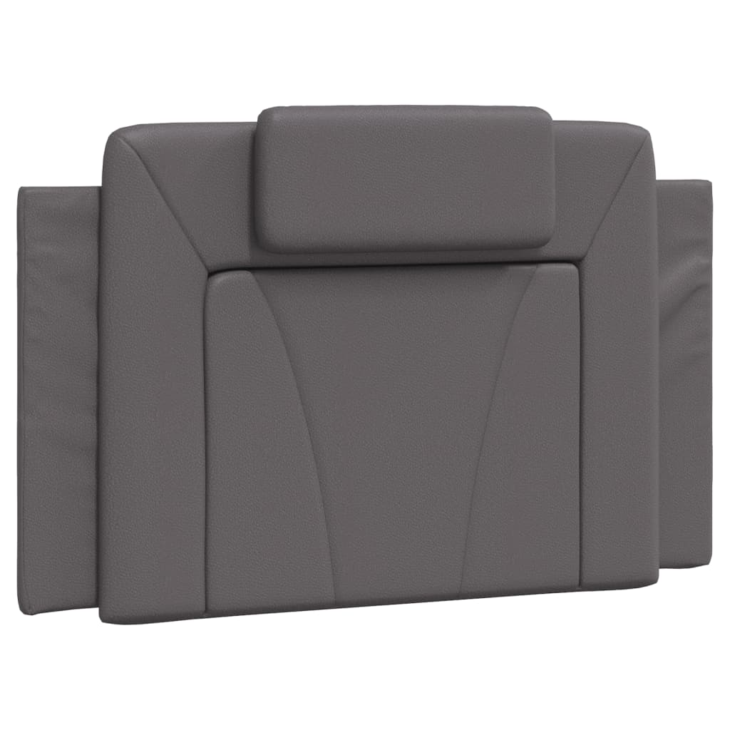 Letto Viana con Materasso Grgio 90x200 cm in Similpelle | homemem39