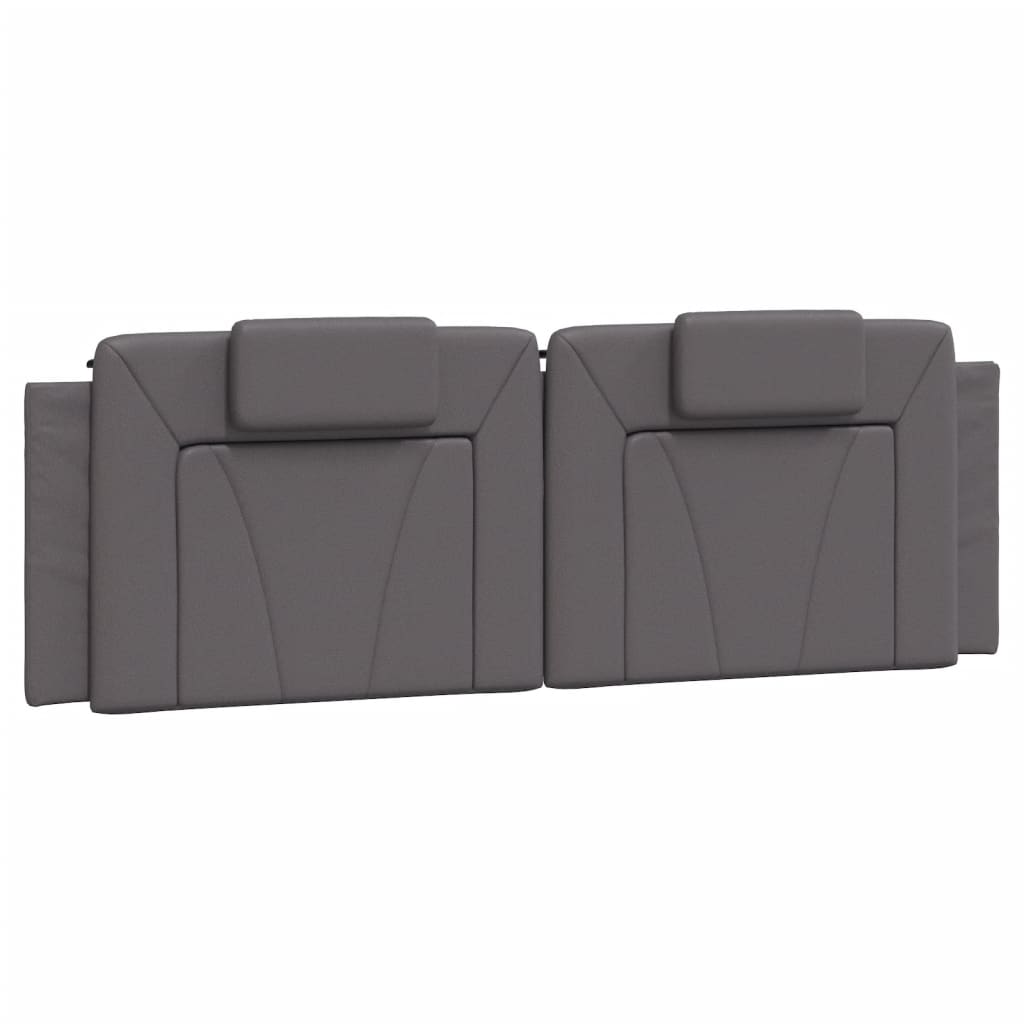 Letto Viana con Materasso Grigio 160x200 cm in Similpelle | homemem39