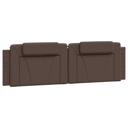 Letto Viana con Materasso Marrone 180x200cm in Similpelle | homemem39